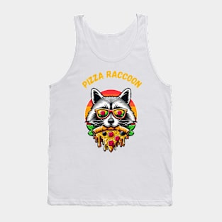 Pizza Raccoon Tank Top